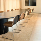 GUBI 3D Veneer Front Upholstered Dining Chair