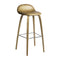 3D Wood Stool  option Oak