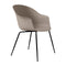 Bat Dining Chair - Conic Base  option Black Matte