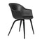 Bat Dining Chair - Wood Base  option Black