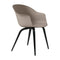 Bat Dining Chair - Wood Base  option New Beige