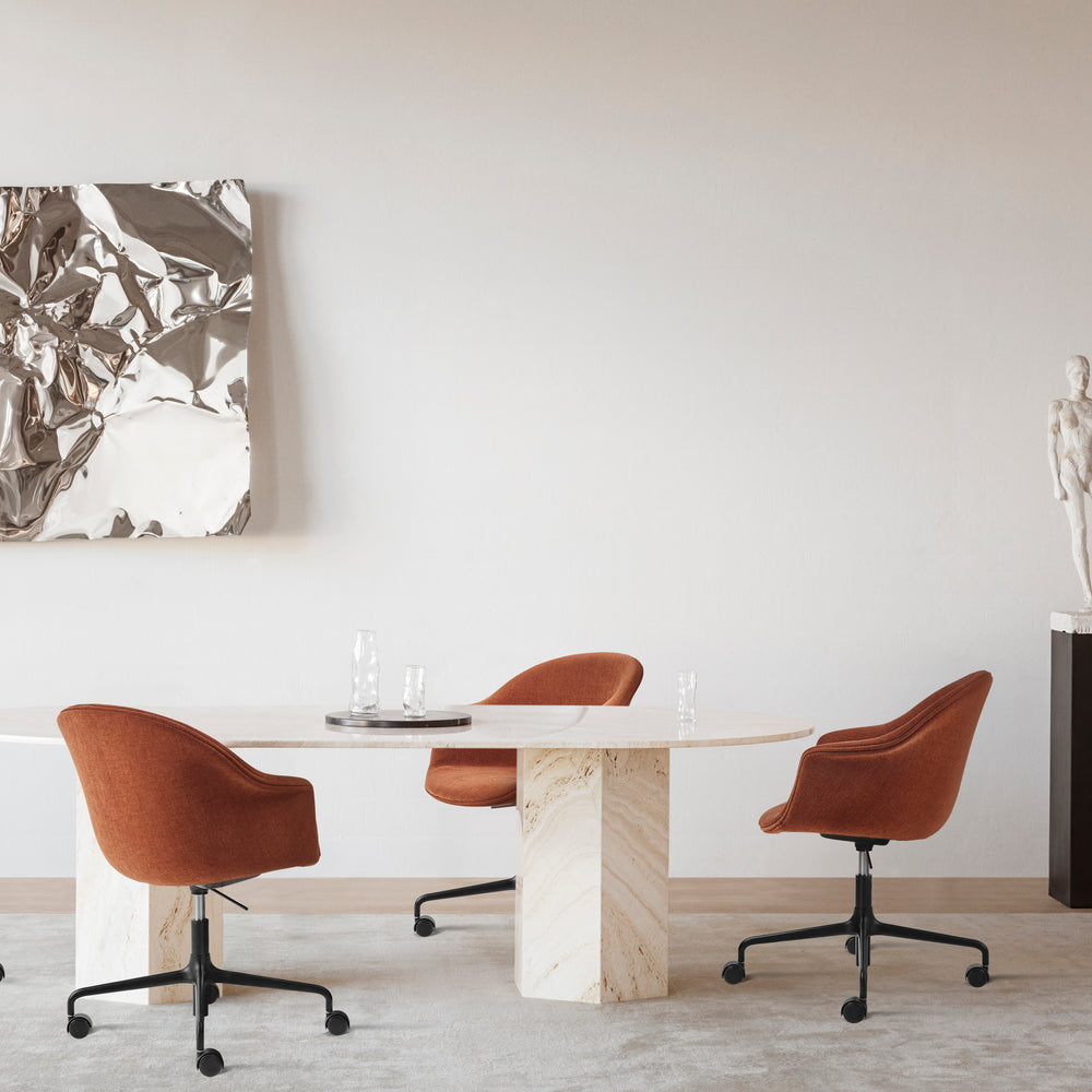 Bat Fully Upholstered Swivel Conference Chair