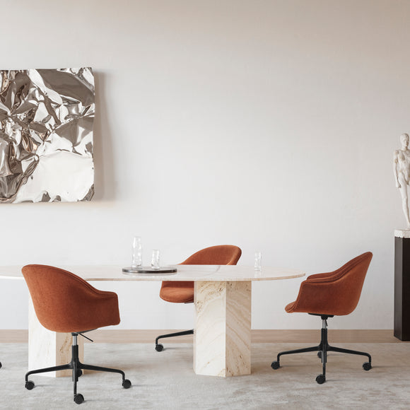 Bat Fully Upholstered Swivel Conference Chair
