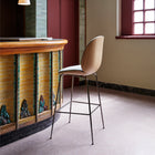 Beetle 3D Veneer Front Upholstered Stool