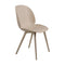 Beetle Plastic Dining Chair  option New Beige / New Beige Plastic