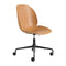 Beetle Meeting Chair  option Amber Brown