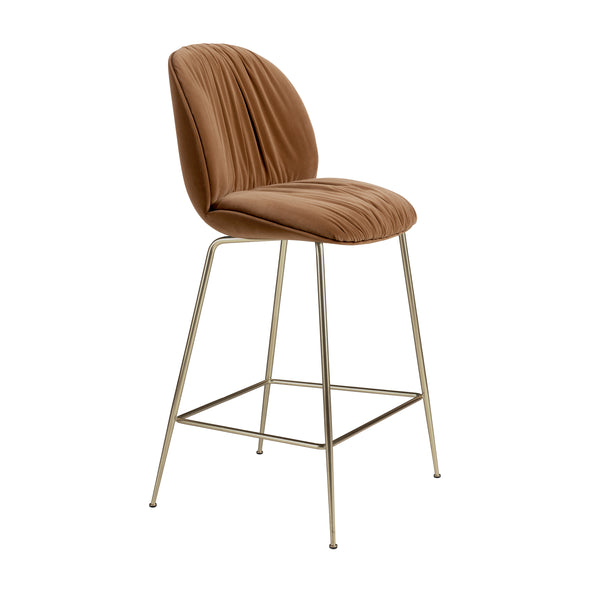 Beetle Soft Upholstered Bar and Counter Stool