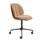 Beetle Soft Veneer Front Upholstered Meeting Chair  option 4-Star Base with Castors