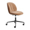 Beetle Soft Veneer Front Upholstered Meeting Chair  option Heigh Adjustable 4-Star Base with Castors