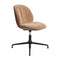 Beetle Soft Veneer Front Upholstered Meeting Chair  option Heigh Adjustable 4-Star Base