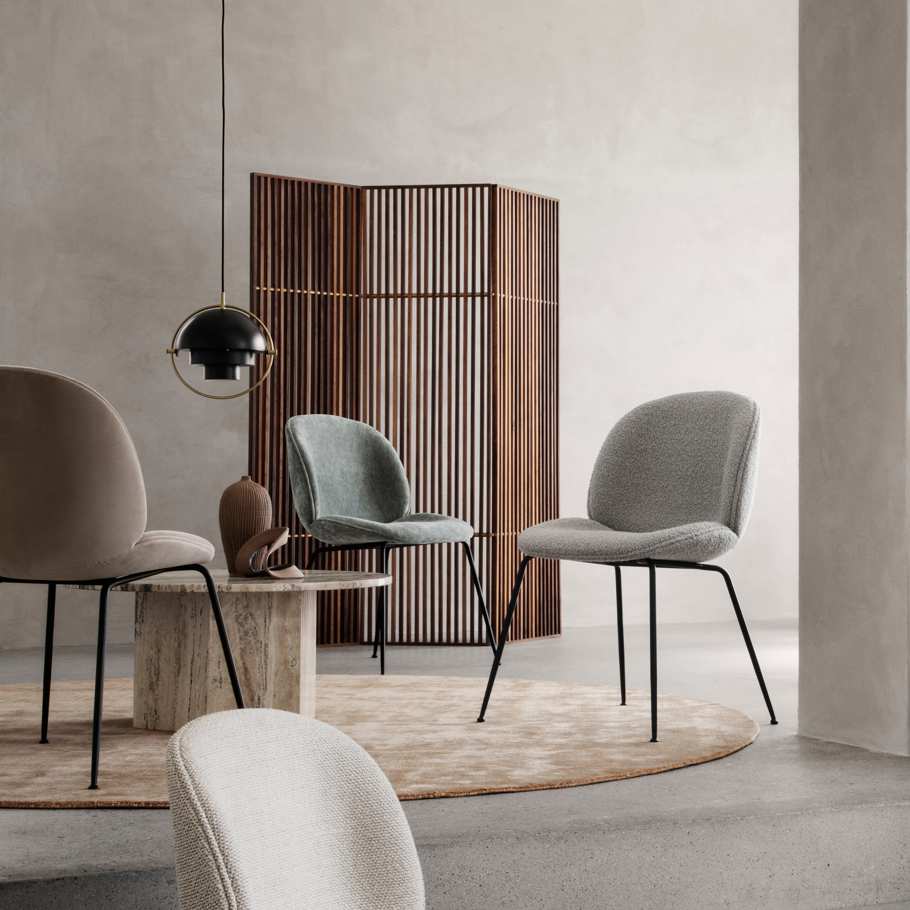 Gubi Beetle Upholstered Dining Chair - 2Modern