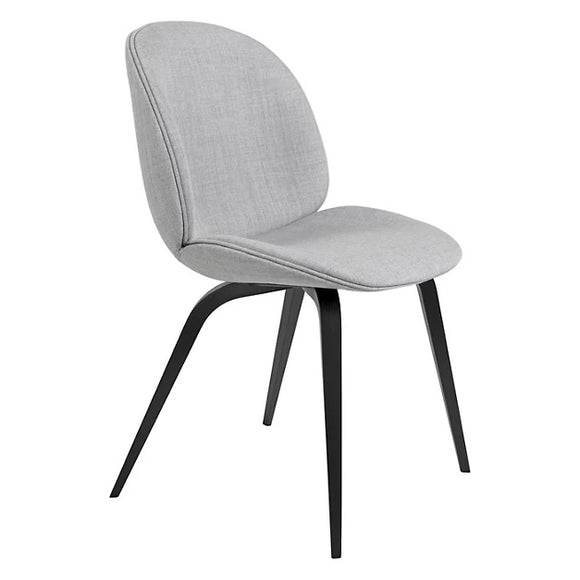 Beetle Upholstered Dining Chair - Wood Base