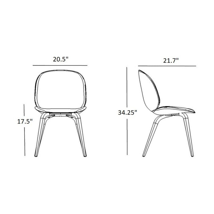 Beetle Upholstered Dining Chair
