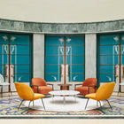 Beetle Velvet Lounge Chair