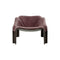 F300 Front Upholstered Lounge Chair  option Dedar Alpaca Alto 015 / Mole