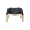 F300 Front Upholstered Lounge Chair  option Sorensen Leather Dunes 21003 / Pastel Green