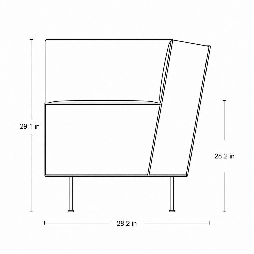 Modern Line Dining Corner Module
