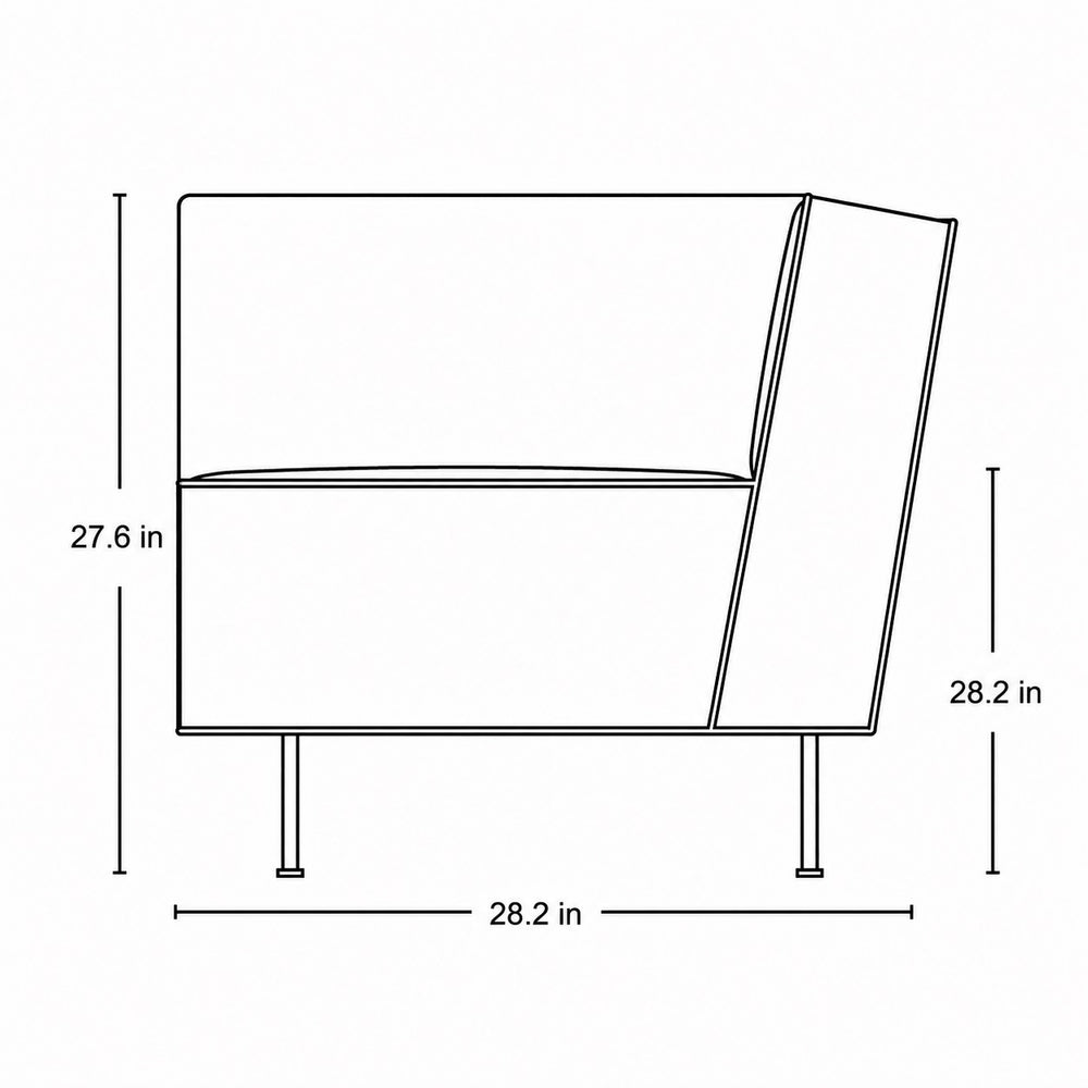 Modern Line Lounge Corner Module
