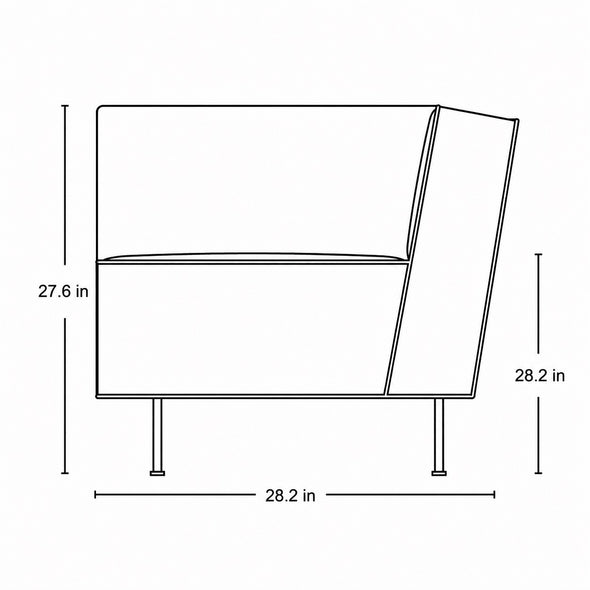 Modern Line Lounge Corner Module