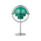 Multi-Lite Portable Table Lamp  option Chrome / Teal Green