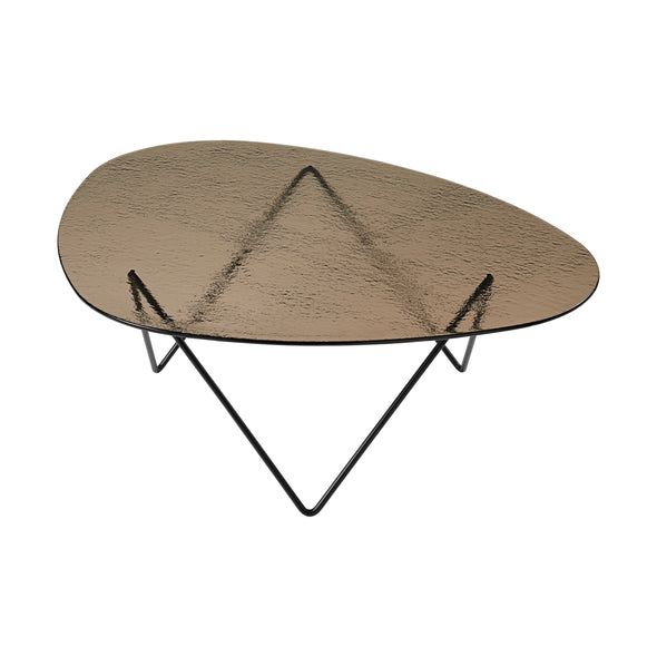 Pedrera Structured Glass Coffee Table