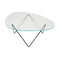 Pedrera Structured Glass Coffee Table  option Transparent
