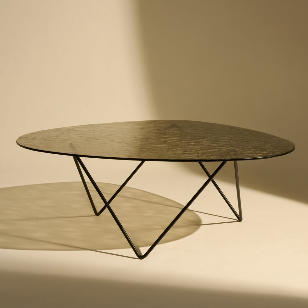 Pedrera Structured Glass Coffee Table