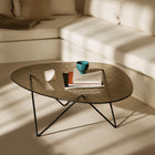 Pedrera Structured Glass Coffee Table