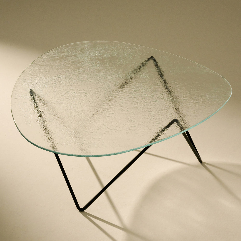 Pedrera Structured Glass Coffee Table
