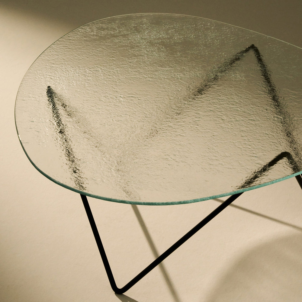 Pedrera Structured Glass Coffee Table