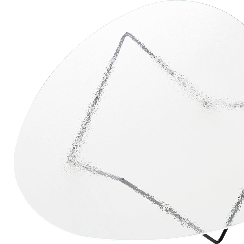 Pedrera Structured Glass Coffee Table