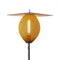 Satellite Outdoor Floor Lamp  option Mustard Gold Semi Matt