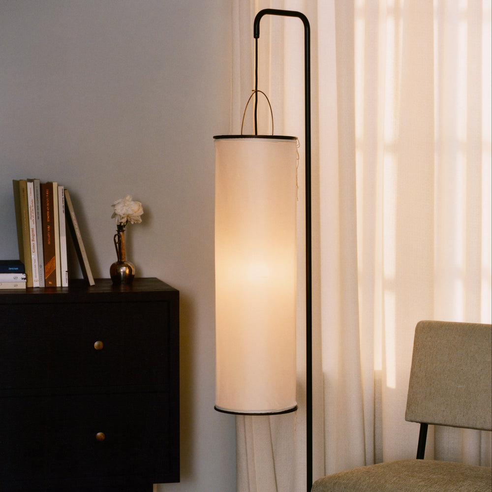 Silk Lantern Floor Lamp