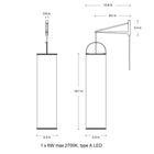 Silk Lantern Wall Lamp