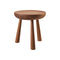 Totto Low Stool/Side Table  option Clear Lacquered