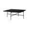 TS Square Coffee Table  option Black Marquina Marble