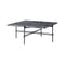 TS Square Coffee Table  option Grey Emperador Marble