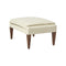 V11 Ottoman  option Smooth Leather Cream