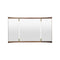 Vanity Wall Mirror  option Large: 45.9 in width