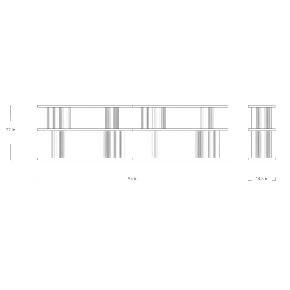 Albion 3-3 Bookshelf