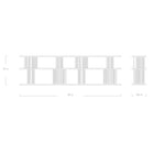 Albion 3-3 Bookshelf