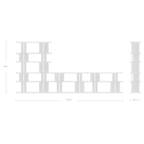 Albion 6-3-3 Bookshelf