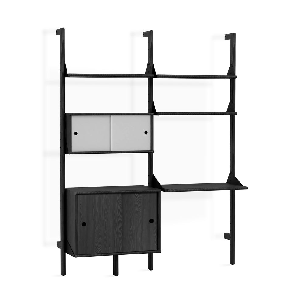 Branch-2 Bookshelf with Multi-Storage
