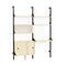 Branch-2 Multi Storage Unit  option Black Upright / Black Brack / Blond Wood