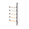 Branch-3 Shelving Unit with Desk  option Shelving Unit Add On - Black/Black/Blonde