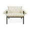Fulton Lounge Chair  option Mosaic Shell