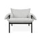 Fulton Lounge Chair  option Rosslyn Argent