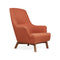 Hilary Lounge Chair  option Pixel Saffron