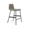 Lecture Upholstered Counter Stool  option Pixel Truffle