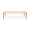 Manifold Rectangle Coffee Table  option Blonde Ash / Brass